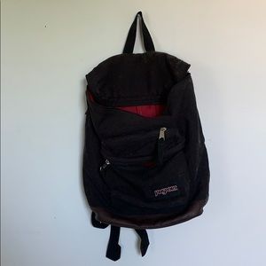 Black Jansport top-zip Backpack